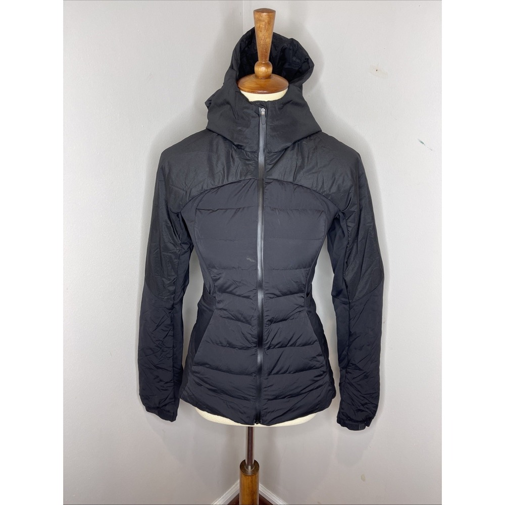 lululemon athletica Black Hooded Utility Jacket